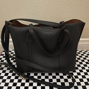 SMALL PERRY TRIPLE-COMPARTMENT TOTE BAG
